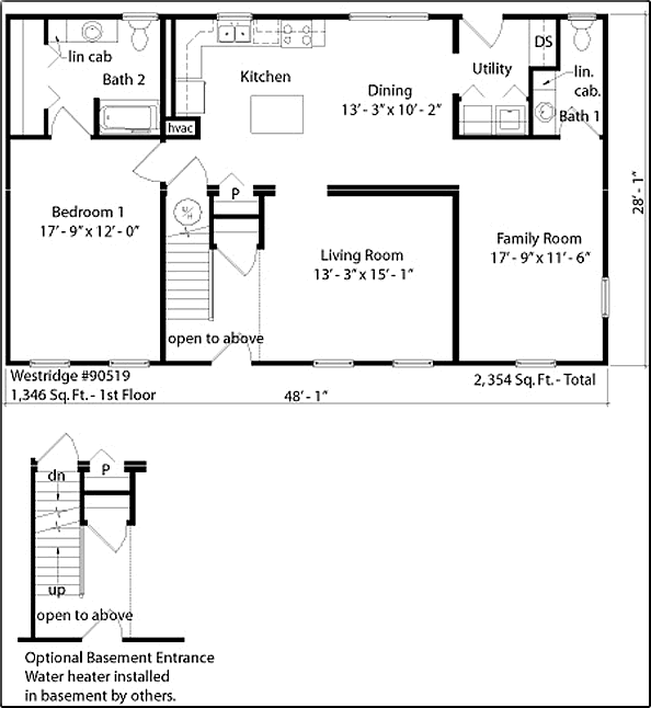 Better Living - Westridge floorplan