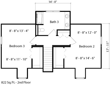 Holbrook Park floorplan - second floor