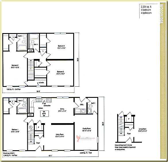 Woodridge 2-story floorplan